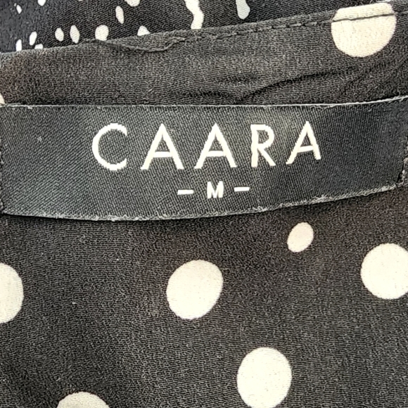 Caara Black and White Polka Dot Shift Dress, Size M - Picture 14 of 14